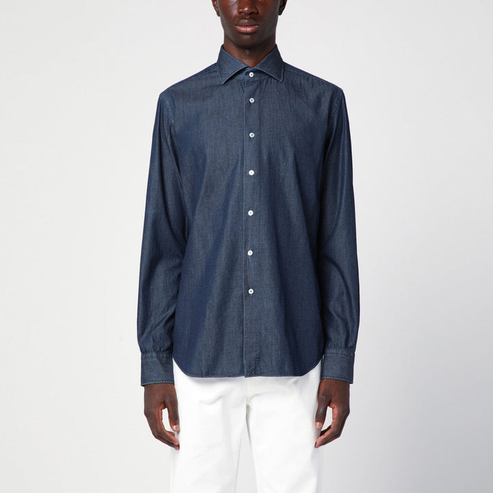 Shirts &amp; Tops 43 XACUS - Blue denim Casual shirt Brand