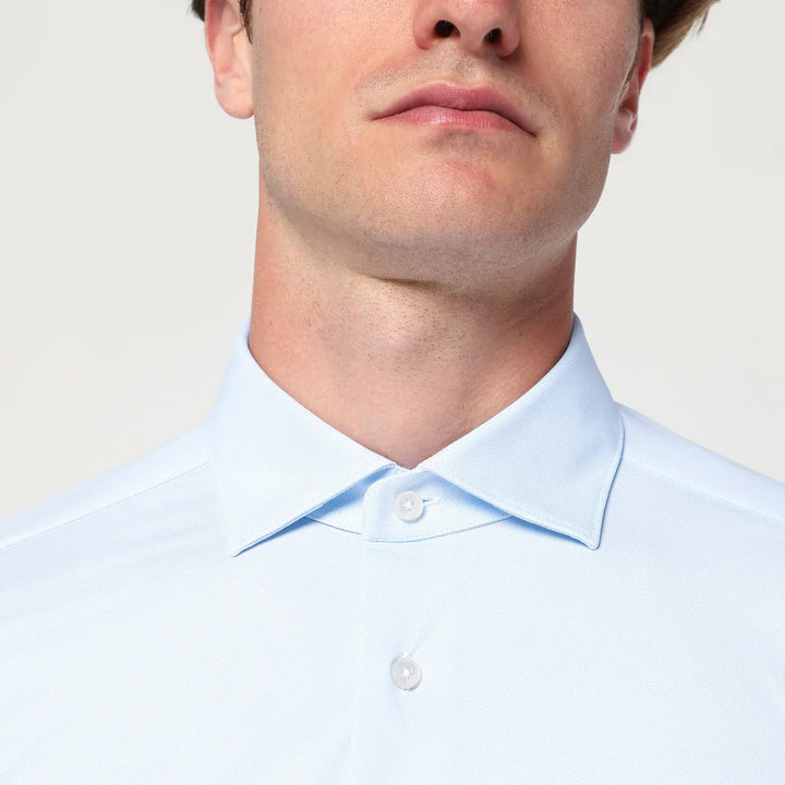 XACUS - Light blue Active twill shirt Brand Shirts &amp; Tops 42