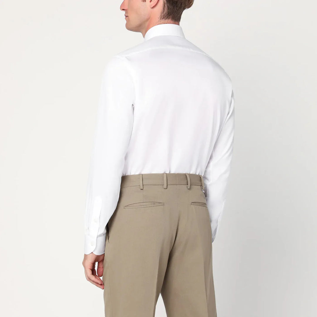 XACUS - White Travel cotton shirt Brand Shirts &amp; Tops 39