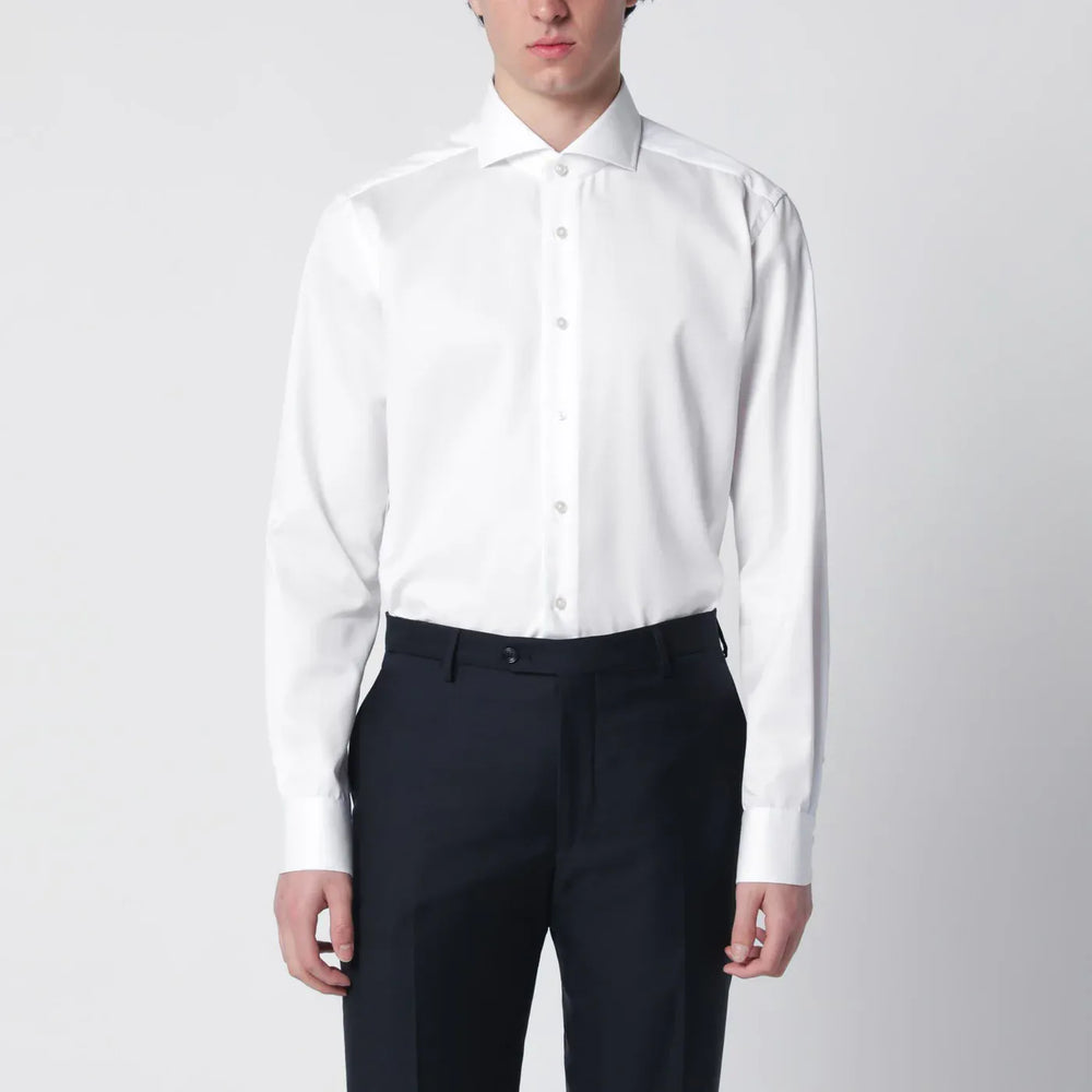 XACUS - White Travel Tailor Fit shirt Brand Shirts & Tops 42