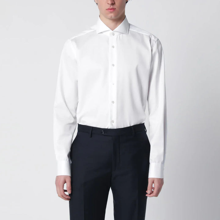 XACUS - White Travel Tailor Fit shirt Brand Shirts &amp; Tops 42
