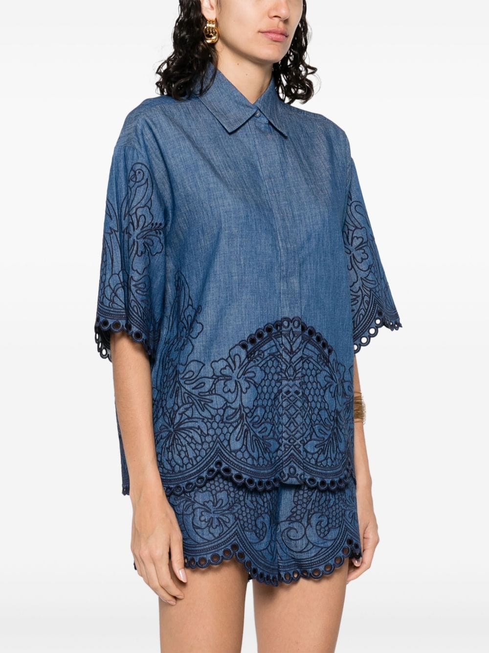 Zimmermann Shirts Zimmermann Shirts Blue Zimmermann Shirts Blue Brand