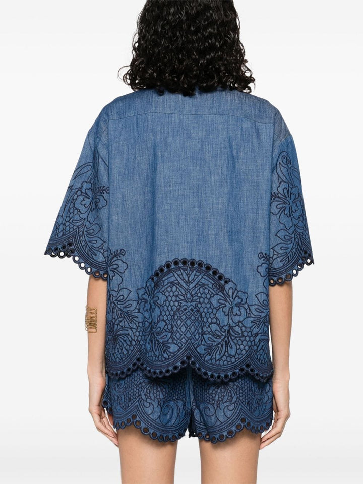 Zimmermann Shirts Zimmermann Shirts Blue Zimmermann Shirts Blue Brand
