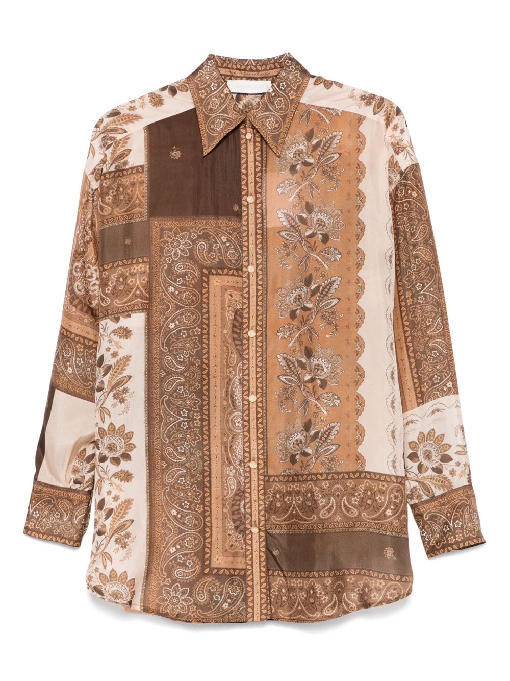 Zimmermann Shirts 2 Zimmermann Shirts Brown Zimmermann Shirts Brown Brand