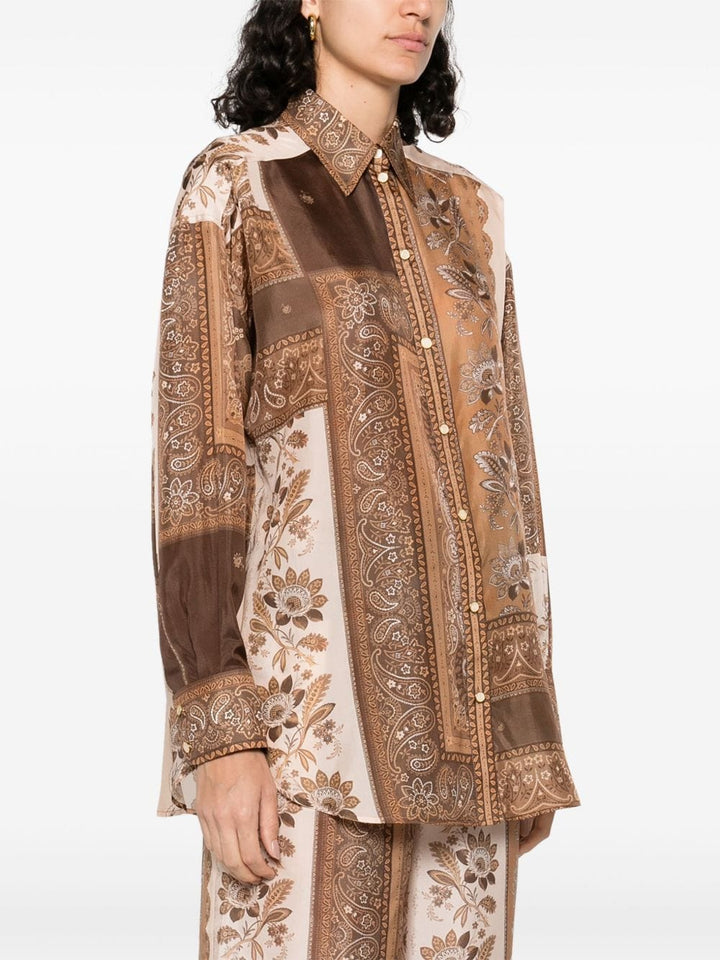 Zimmermann Shirts 2 Zimmermann Shirts Brown Zimmermann Shirts Brown Brand