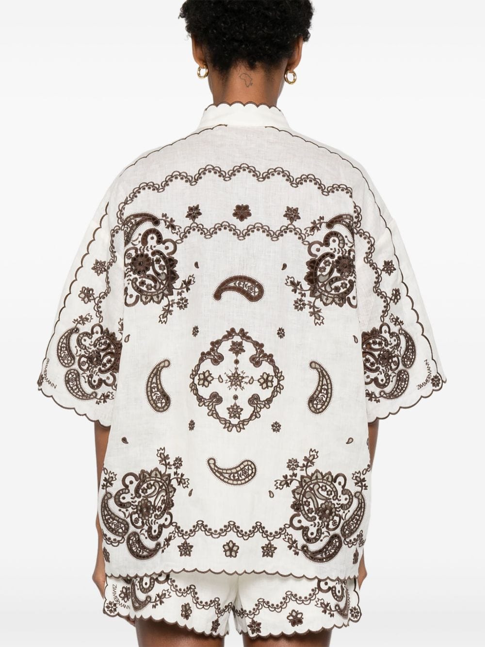 Zimmermann Shirts 2 Zimmermann Shirts Ivory Zimmermann Shirts Ivory Brand