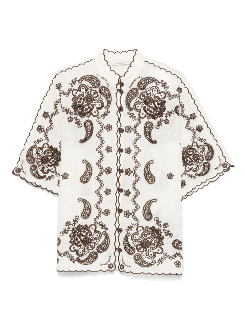 Zimmermann Shirts 2 Zimmermann Shirts Ivory Zimmermann Shirts Ivory Brand