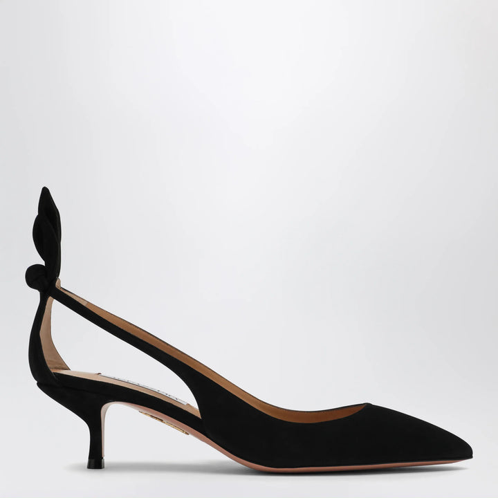 Aquazzura - Black suede Deneuve pumps Brand Shoes 36 IT