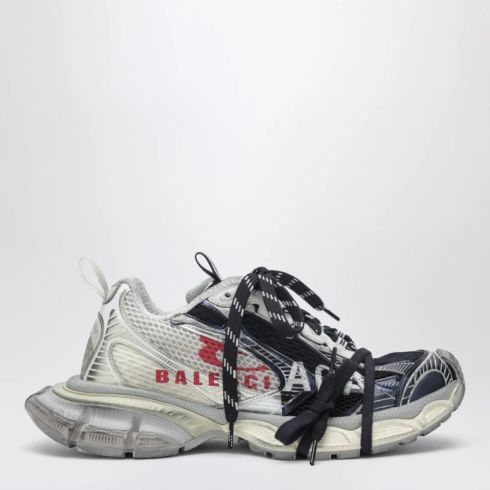Balenciaga - 3XL Split Logo Sneakers in light yellow/red/navy Brand Shoes 42 IT