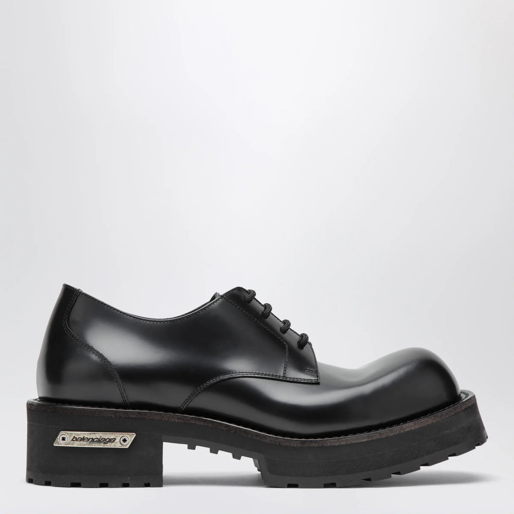 Balenciaga - Denom derby shoes in calfskin leather Brand Shoes 41 IT