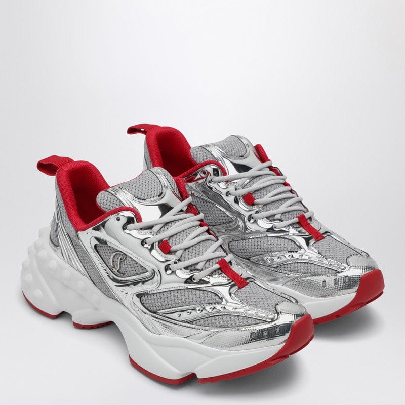 Shoes Christian Louboutin - So Flo running sneaker Silver/Red - 40 IT Brand