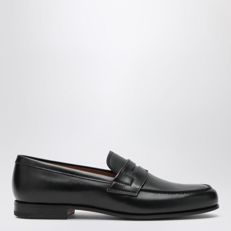 Shoes Church's - Black leather Heswall loafers - 7 UK Brand