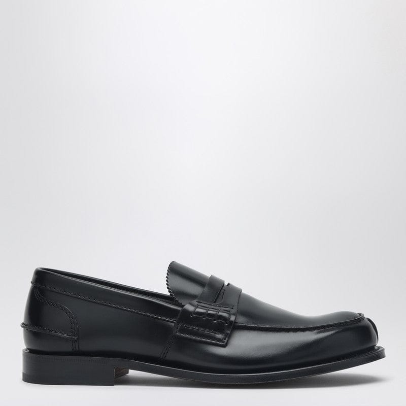 Shoes Church's - Black shiny leather Pembrey loafers - 10 US Brand