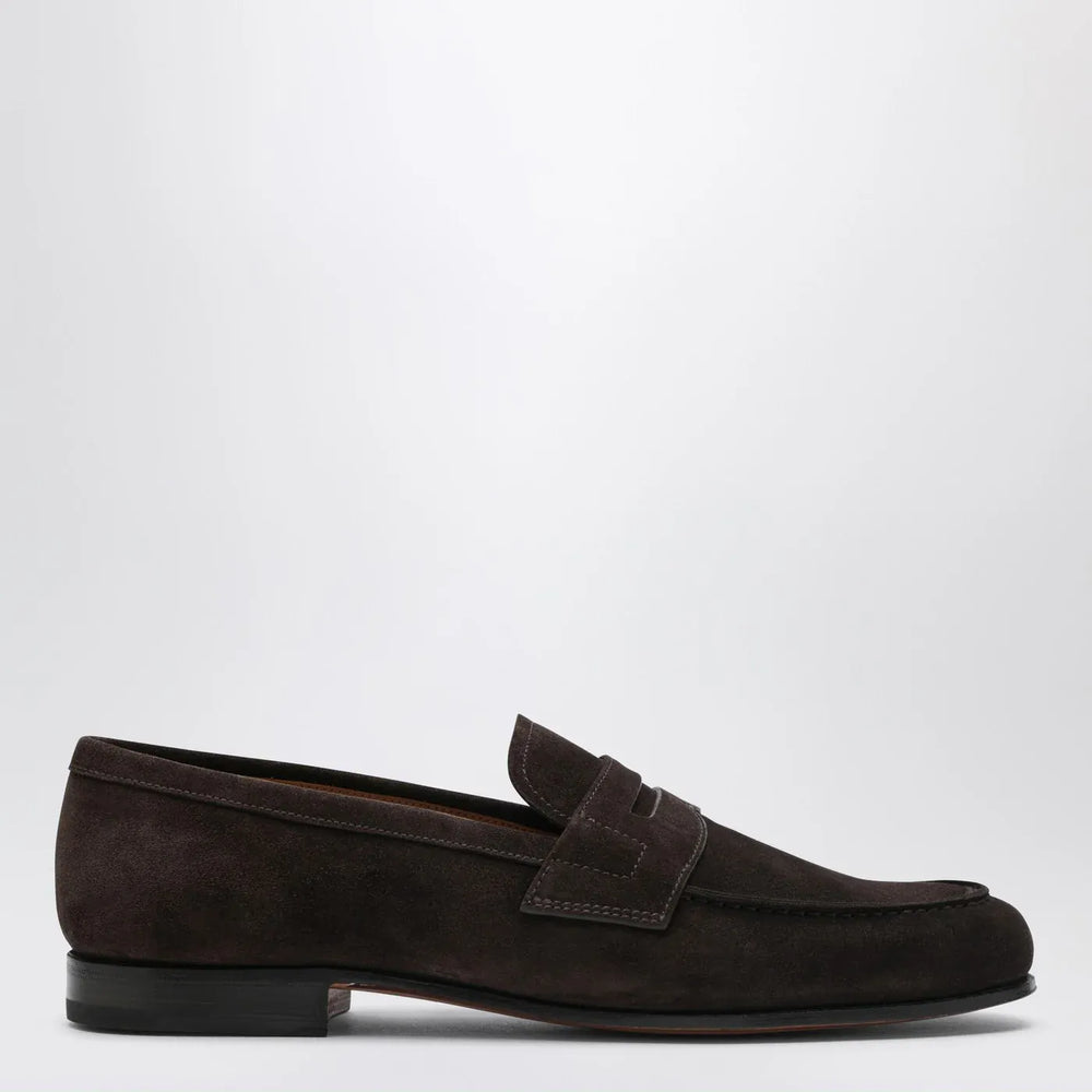 Church's - Brown Heswall suede leather loafers Brand Shoes 7 UK