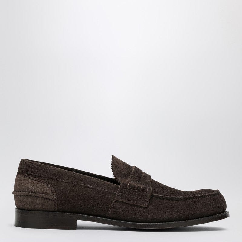 Shoes Church's - Brown Pembrey moccasin in suede - 6 UK Brand