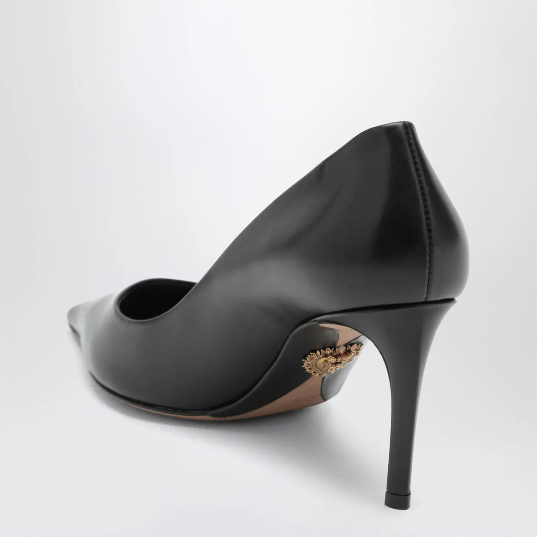 Dolce&amp;Gabbana - Black calfskin Devotion pumps Brand Shoes