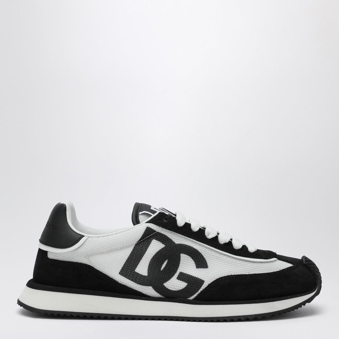 Shoes Dolce&amp;Gabbana - White and black DG Cushion sneakers Brand