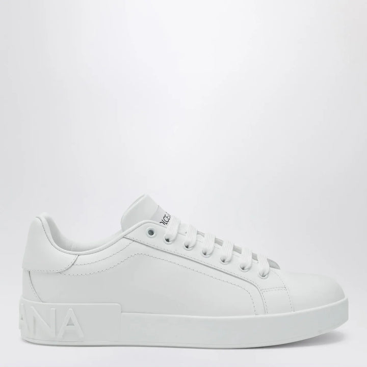 Dolce&amp;Gabbana - White Portofino Sneakers in leather Brand Shoes 36 IT