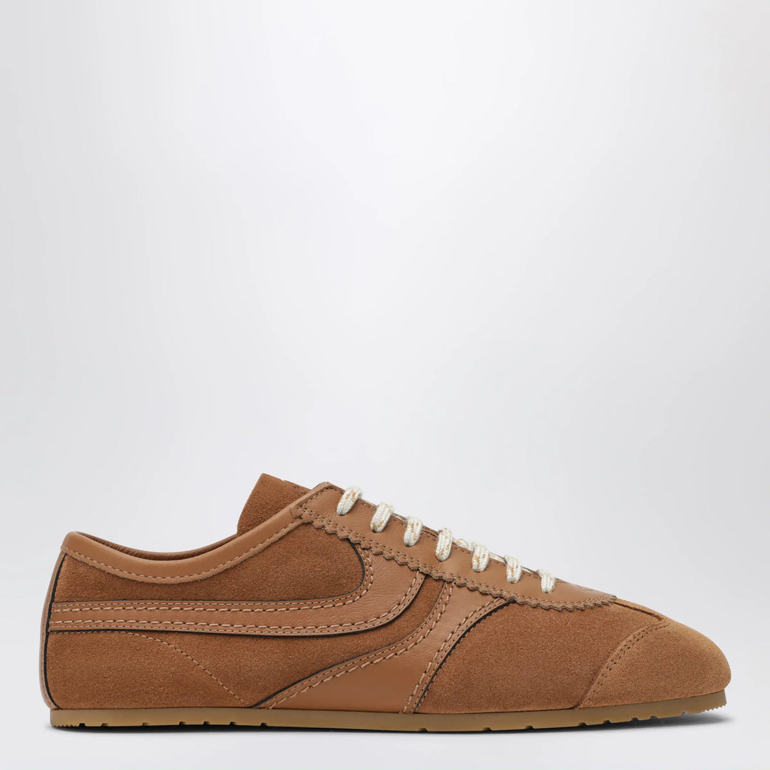 Dries Van Noten - Brown leather and suede Sneakers Brand Shoes 36 IT
