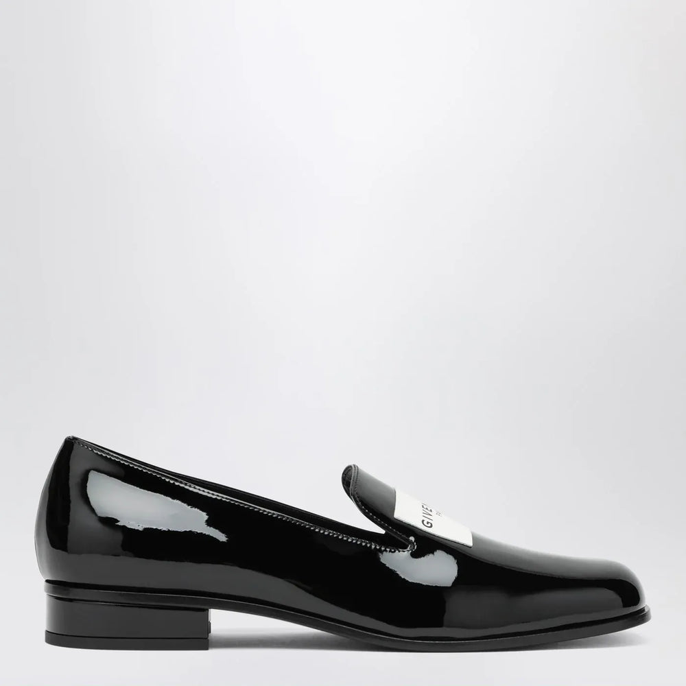 Givenchy - Black patent leather tuxedo loafers Brand Shoes 37 IT