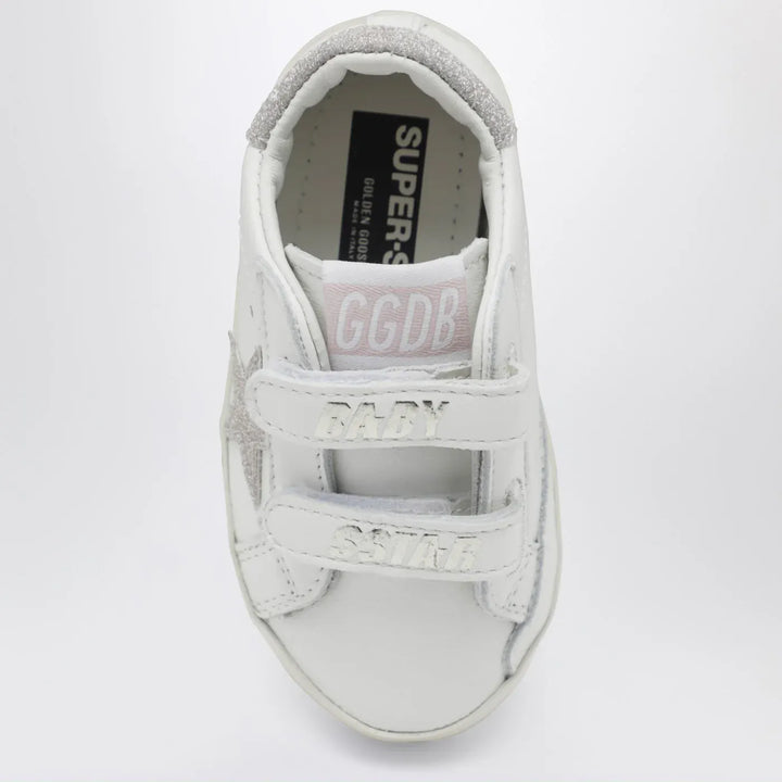 Golden Goose - Baby Old School Sneakers in white/platinum Brand Shoes 16