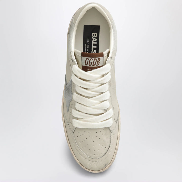 Golden Goose - Ball Star sneakers in cream/light grey Brand Shoes