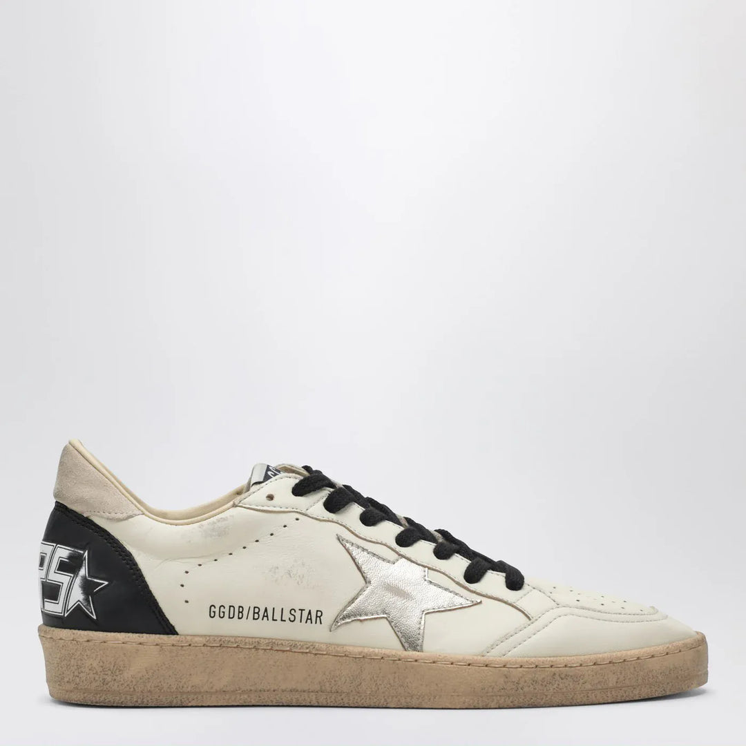 Golden Goose - Ball Star Sneakers ivory/platinum/black Brand Shoes 46 IT