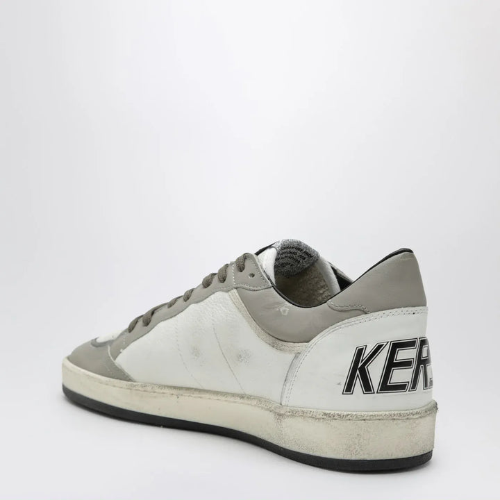 Golden Goose - Ball Star Sneakers white/taupe/burgundy Brand Shoes
