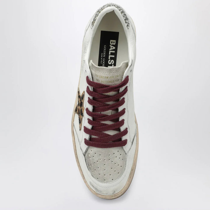 Golden Goose - Ball Star Sneakers with leopard-print pony hair star Brand Shoes