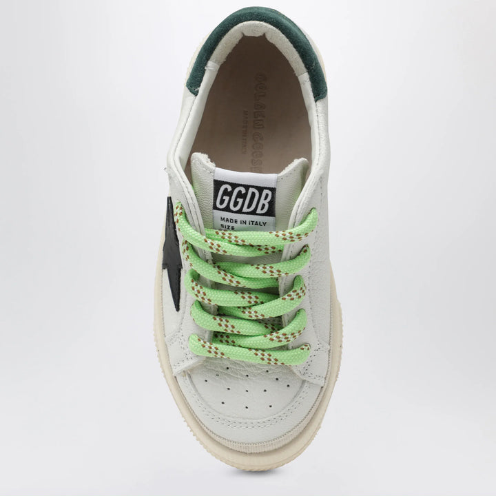 Golden Goose - May sneakers in white/black/green leather Brand Shoes