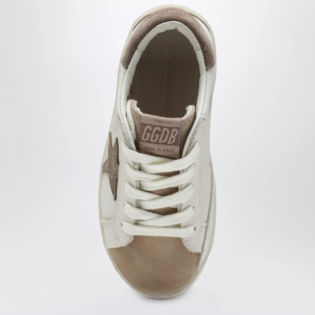 Golden Goose - Sneakers Super-Star Milk/Dark grey/Beige Brand Shoes