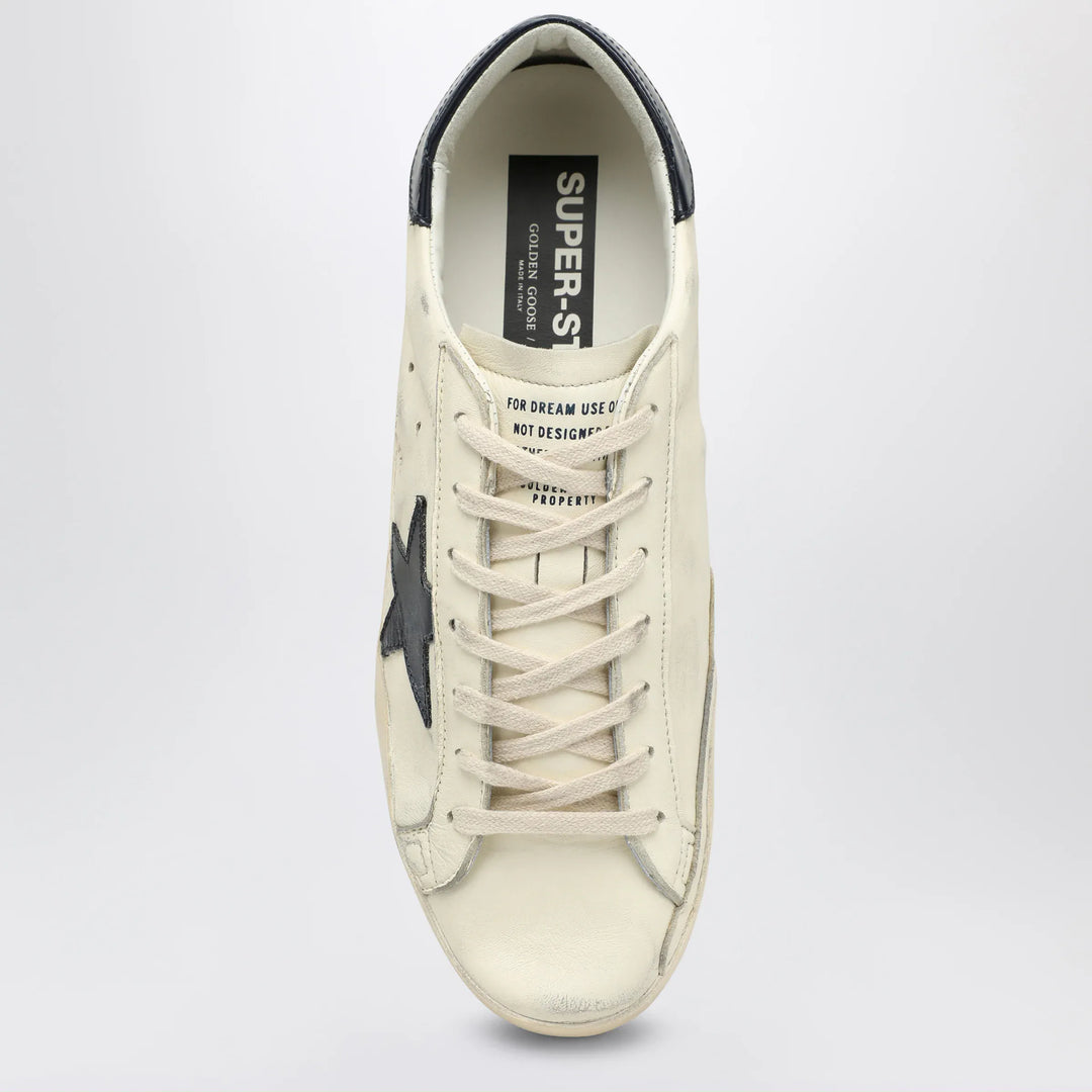 Golden Goose - Super-star beige/blue low Sneakers Brand Shoes