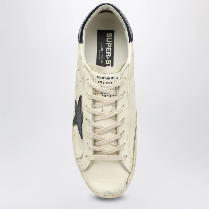 Golden Goose - Super-star beige/blue low Sneakers Brand Shoes