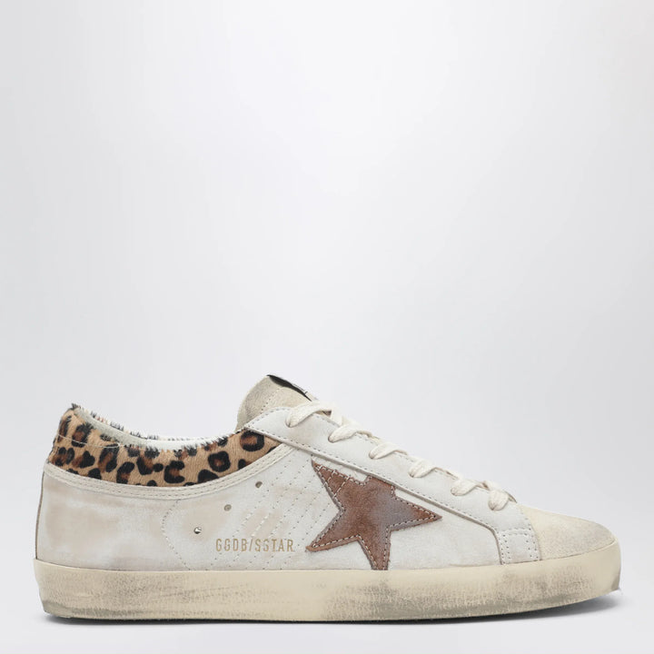 Golden Goose - White and beige Super-Star sneakers with pony hair details Brand Shoes 36 IT