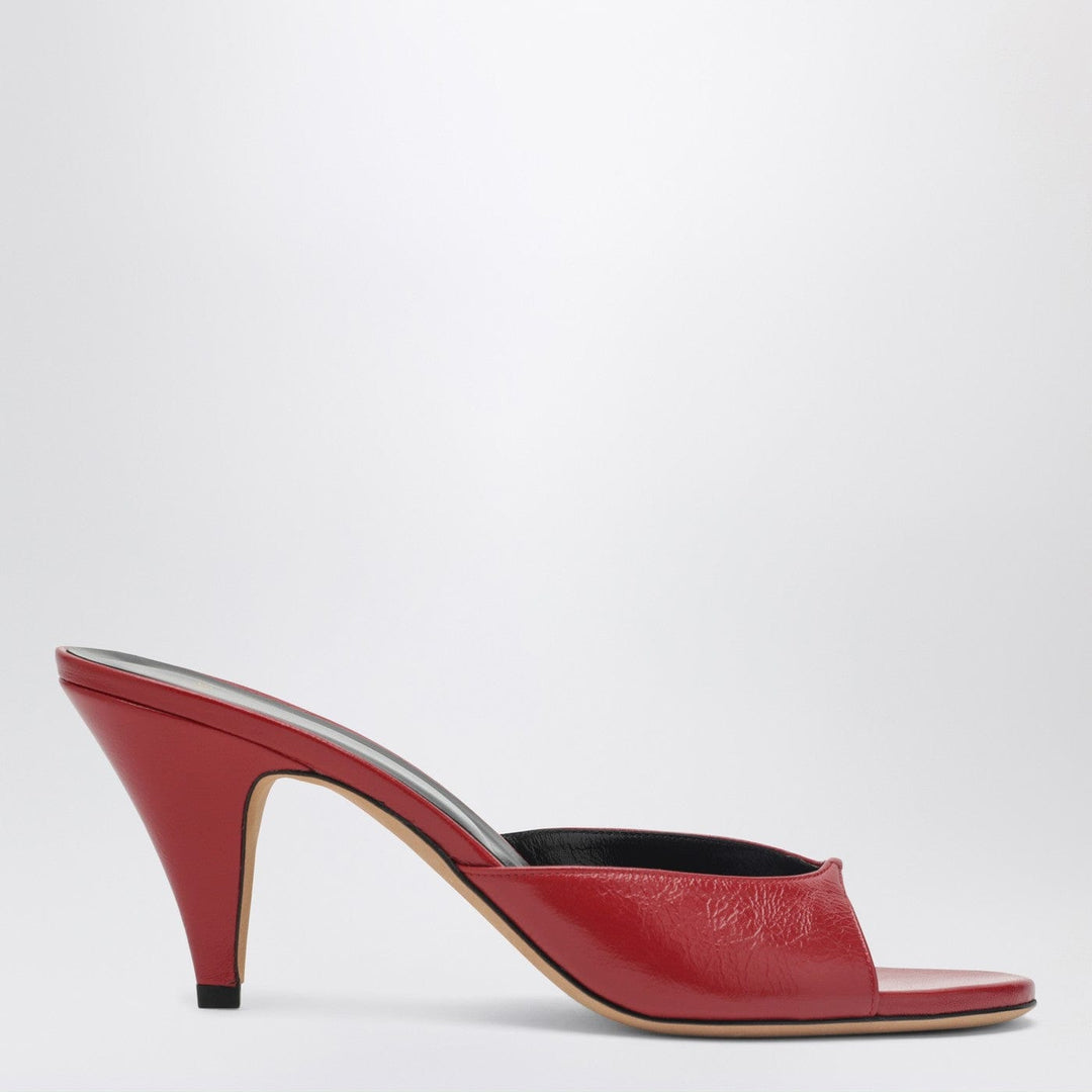 Haze sandal in red leather Brand Shoes