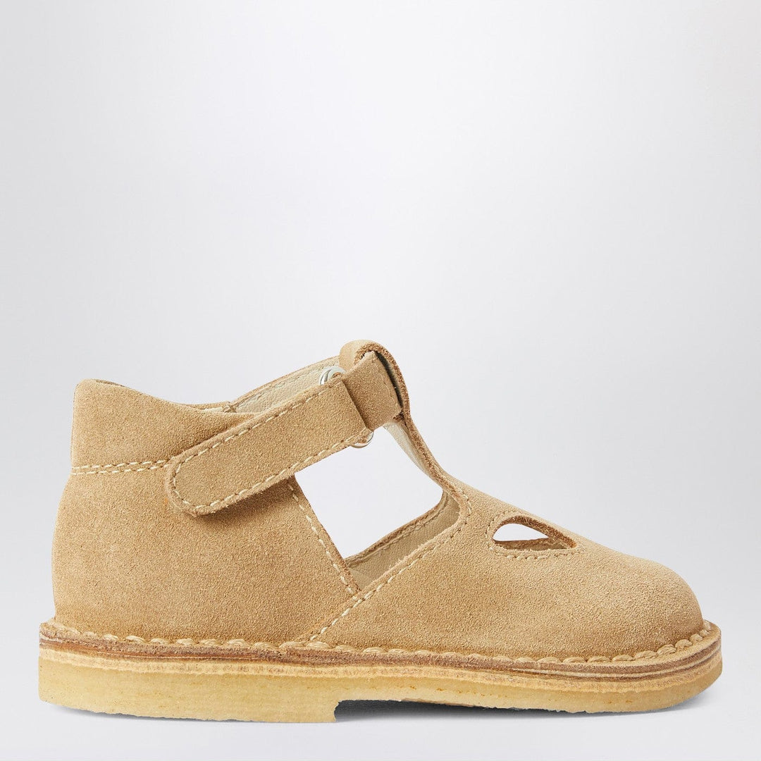 Shoes 25 Il Gufo - High beige sandal with eyelets in nubuck Brand