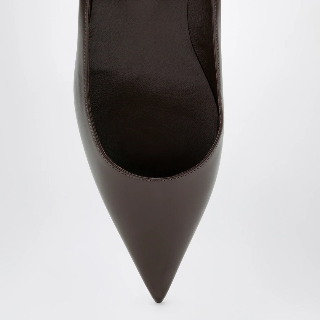 Jimmy Choo - Amelia 35 pumps in Chocolate leather Brand Shoes