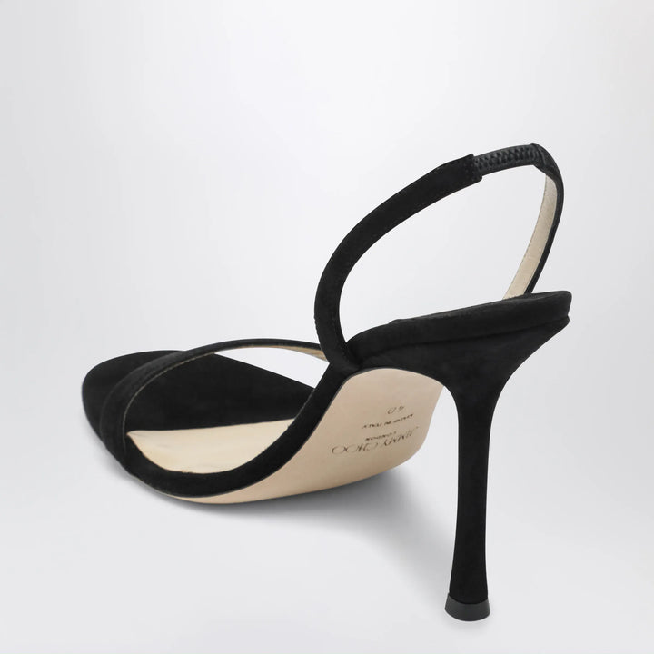Jimmy Choo - Jenn 100 black suede sandals Brand Shoes
