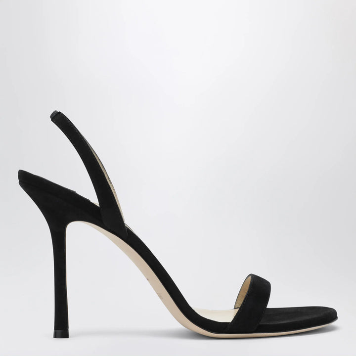 Jimmy Choo - Jenn 100 black suede sandals Brand Shoes 36 IT
