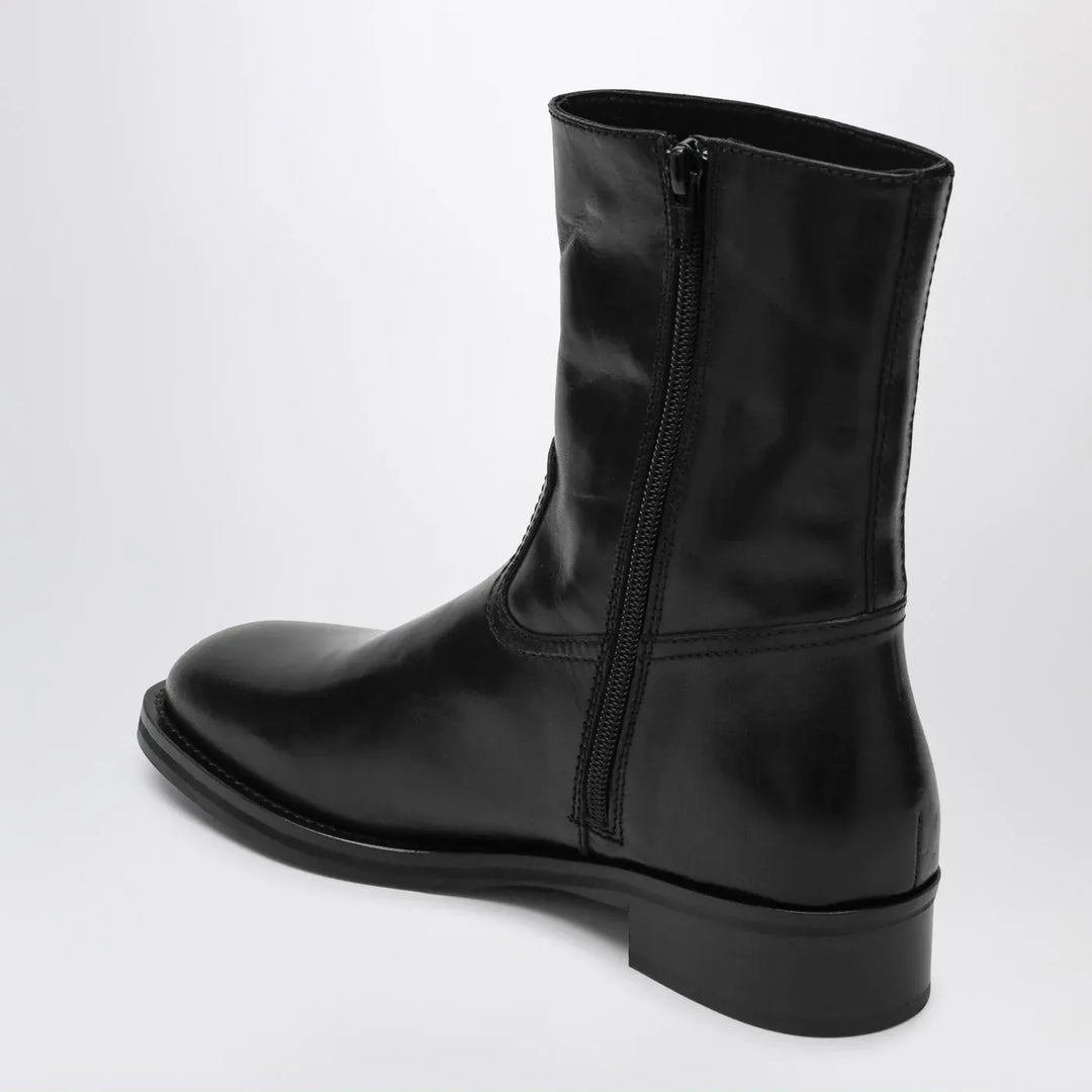 Jude - Daryl ankle boots in black leather Brand Shoes