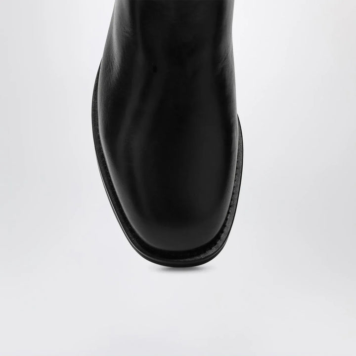 Jude - Daryl ankle boots in black leather Brand Shoes