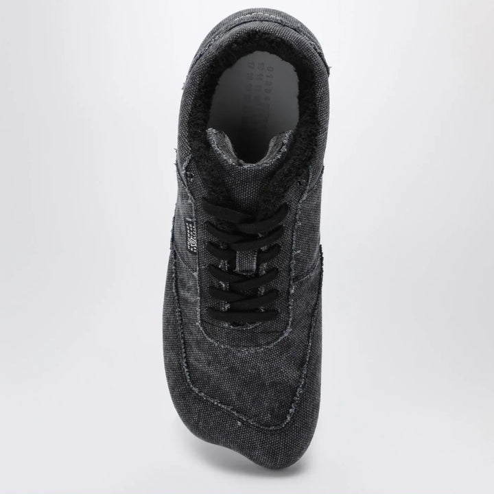 MM6 Maison Margiela - Anatomic Sneakers black canvas Brand Shoes