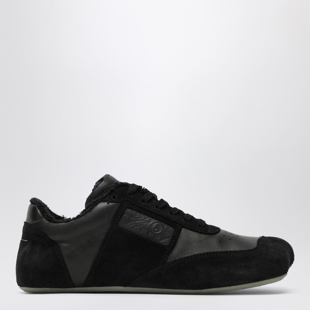 Shoes 42 IT MM6 Maison Margiela - Black leather and suede Anatomic sneakers Brand