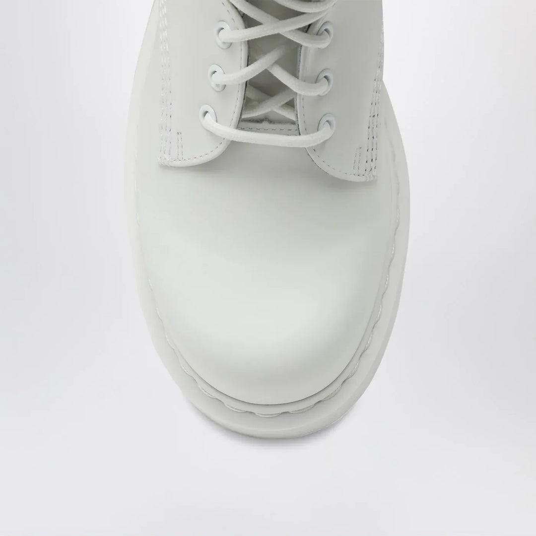 MM6 Maison Margiela - White lace-up boot MM6 X Dr. Martens Brand Shoes 40 IT