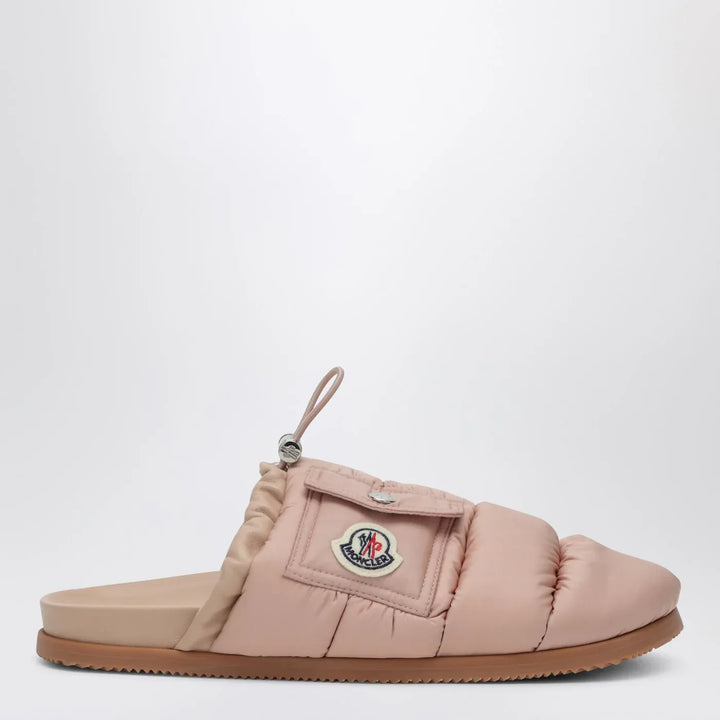 Moncler - Pink nylon mule Mon Pocket Brand Shoes 36 IT