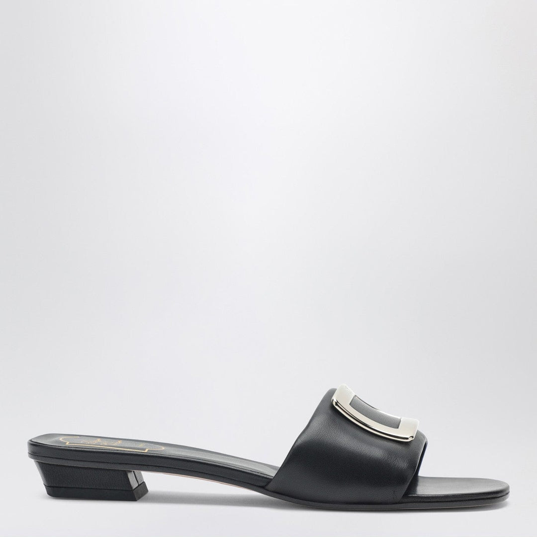 Shoes ROGER VIVIER - Square buckle leather slides Brand