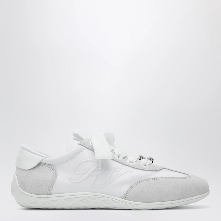 ROGER VIVIER - Viv Low sneakers in white suede Brand Shoes 36 IT