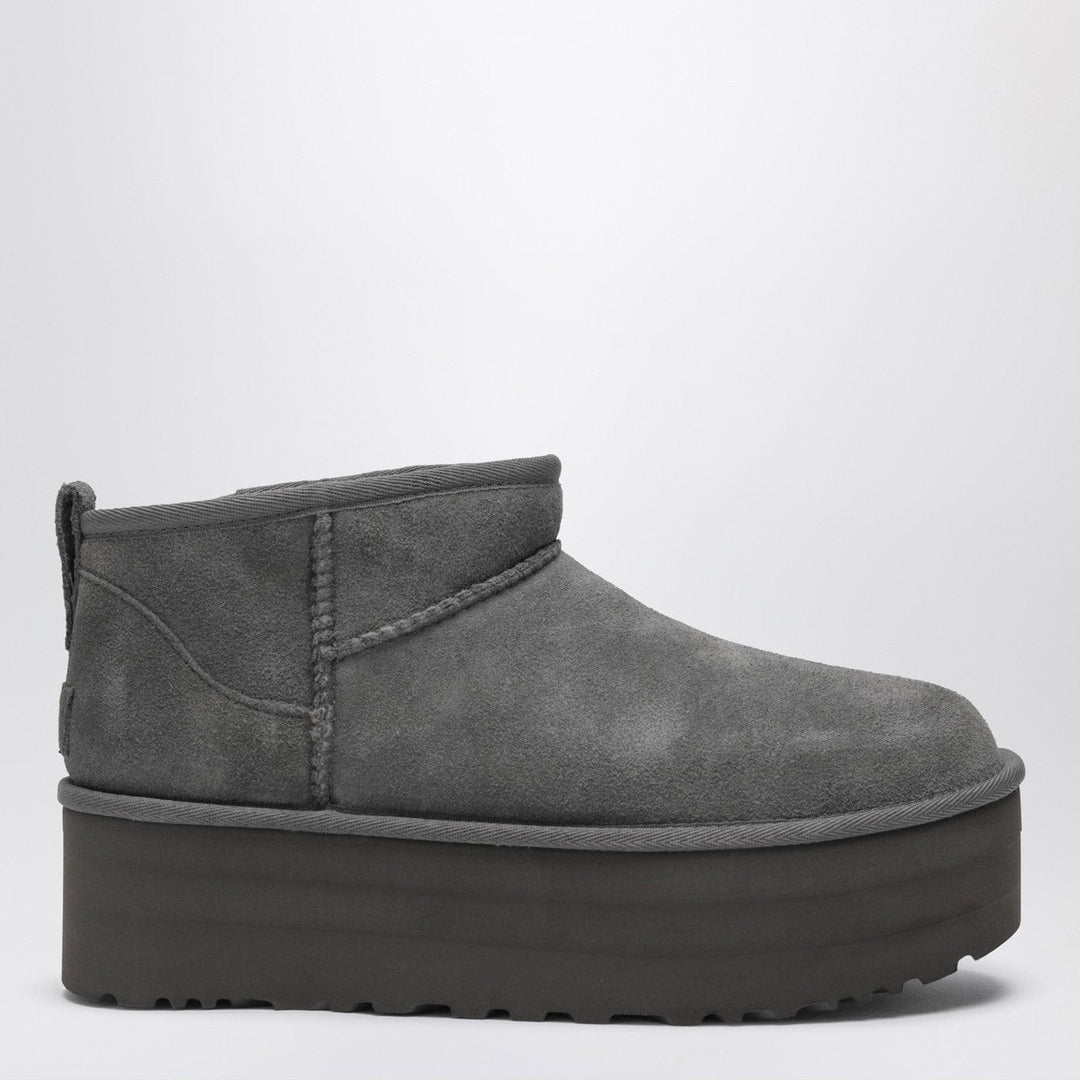 Shoes 10 US UGG - Classic Ultra Mini grey boot with platform Brand