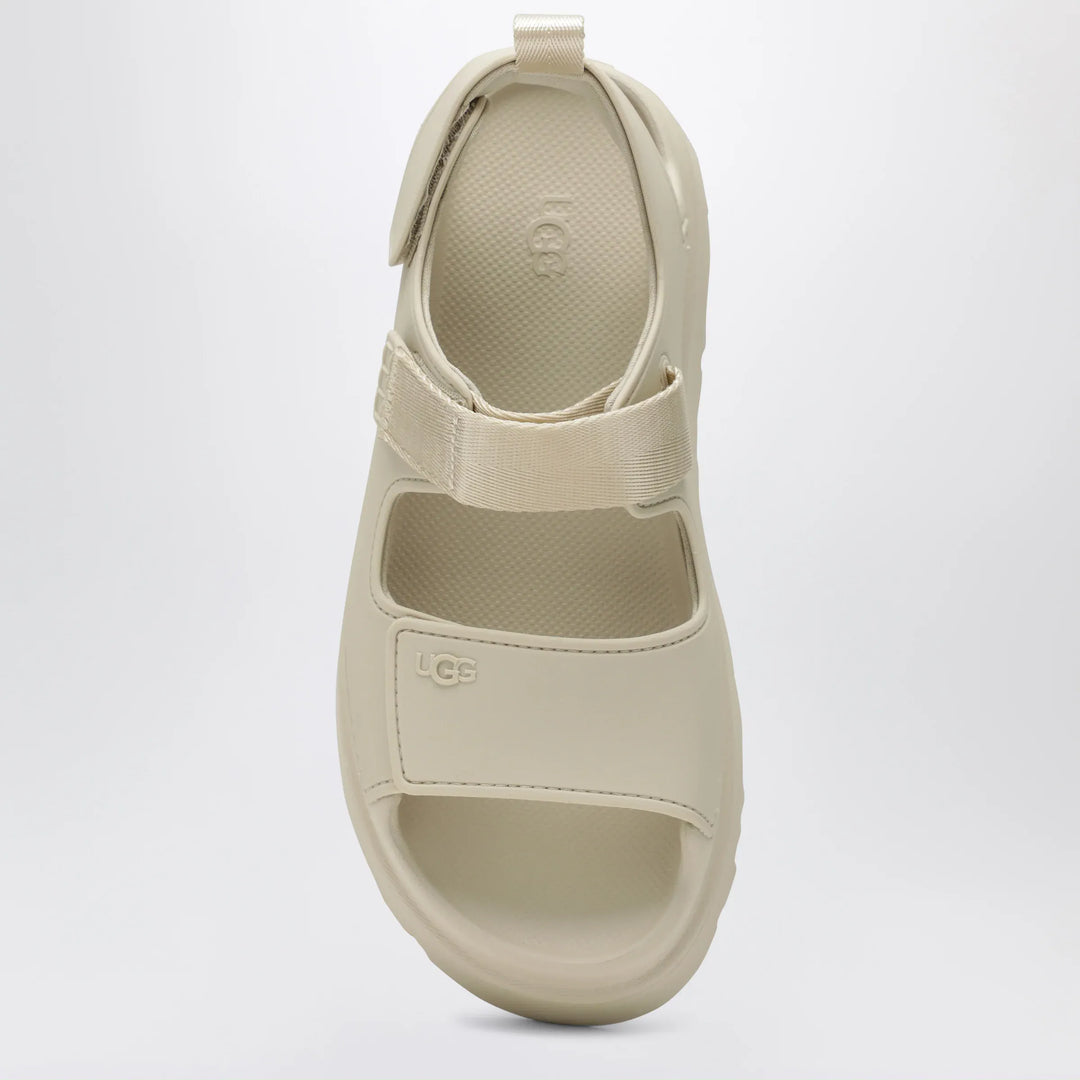 UGG - GoldenGlow platform EVA sandals in Sea Salt Brand Shoes