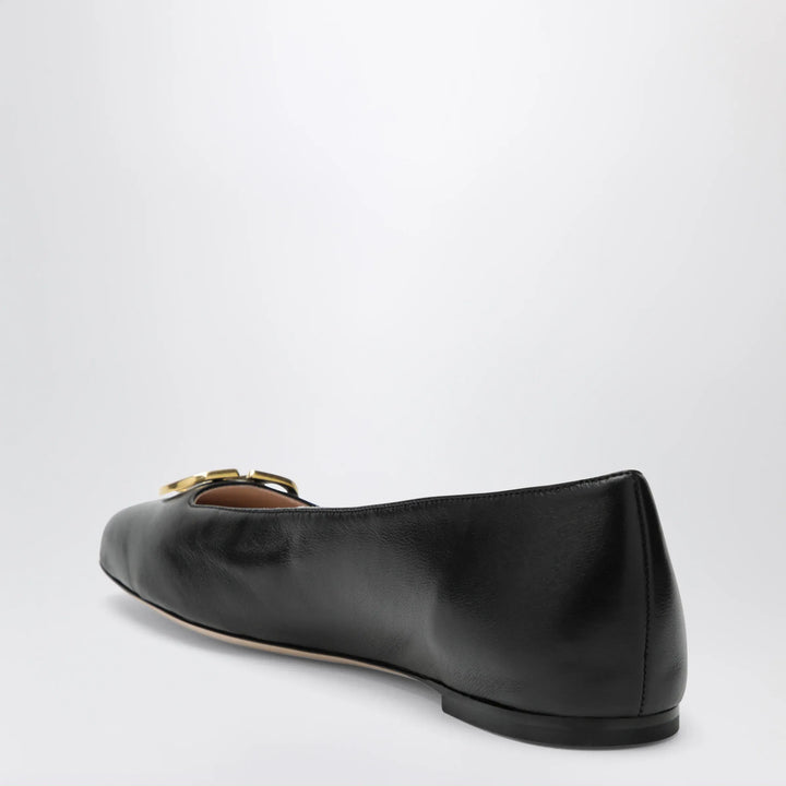 Valentino Garavani - Black VLogo Signature ballerina flats in nappa leather Brand Shoes